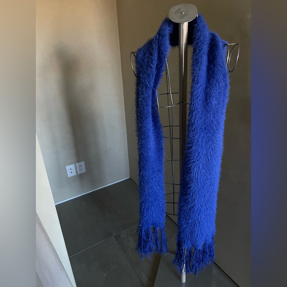 Weekday Blue Knit Scarf
